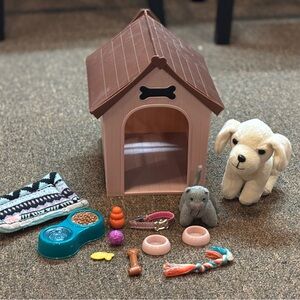 Our Generation Dog House Set